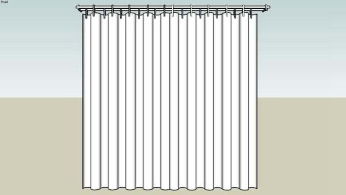 窗帘 草图大师模型
