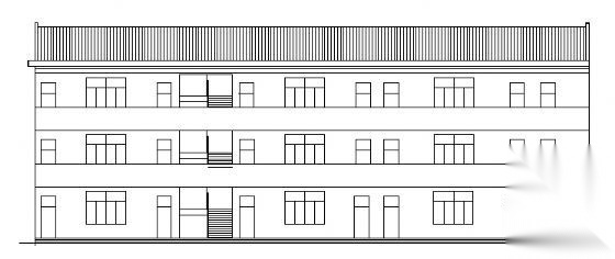 某初级中学教学楼建筑方案图
