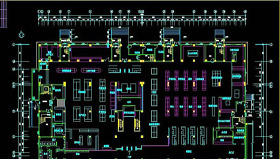 大型购物超市CAD施工图