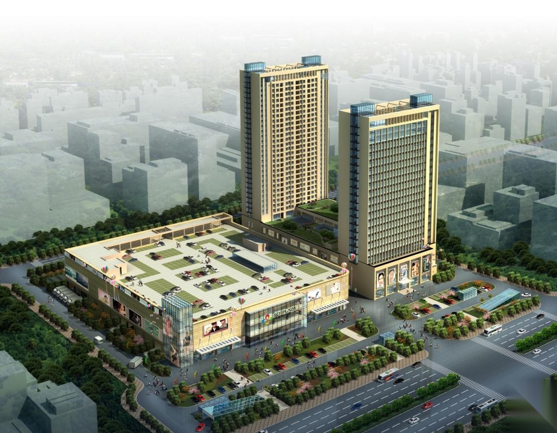[山西]高层现代风格玻璃面商业建筑设计方案文本