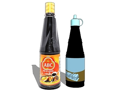 现代厨房调味品 酱油