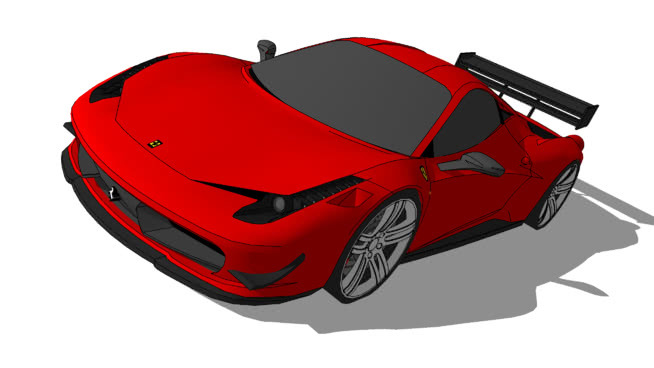 法拉利458 Italia（赛车改装） 箱包 包 跑车 敞篷车 背包