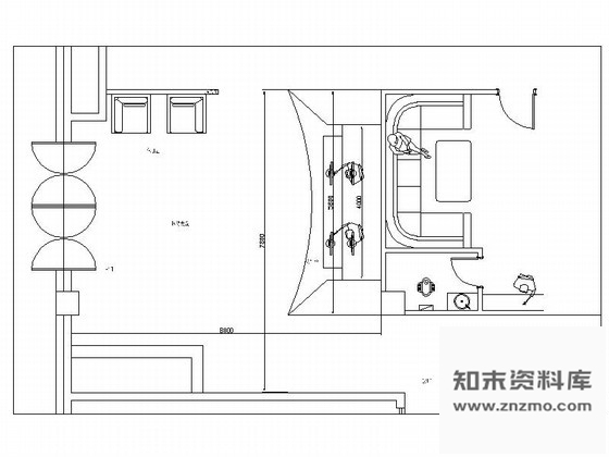 施工图重庆某奢华商务KTV大堂装修图