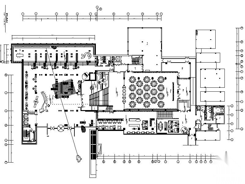 [南京]国际建筑艺术中心餐饮区施工图（含效果）