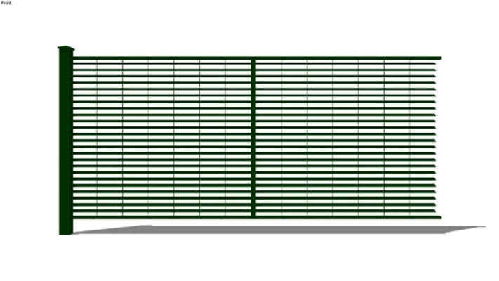 栅栏 草图大师模型