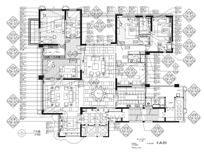 [广东]梁志天-广州雅居乐科学城公寓三居室全套施工图