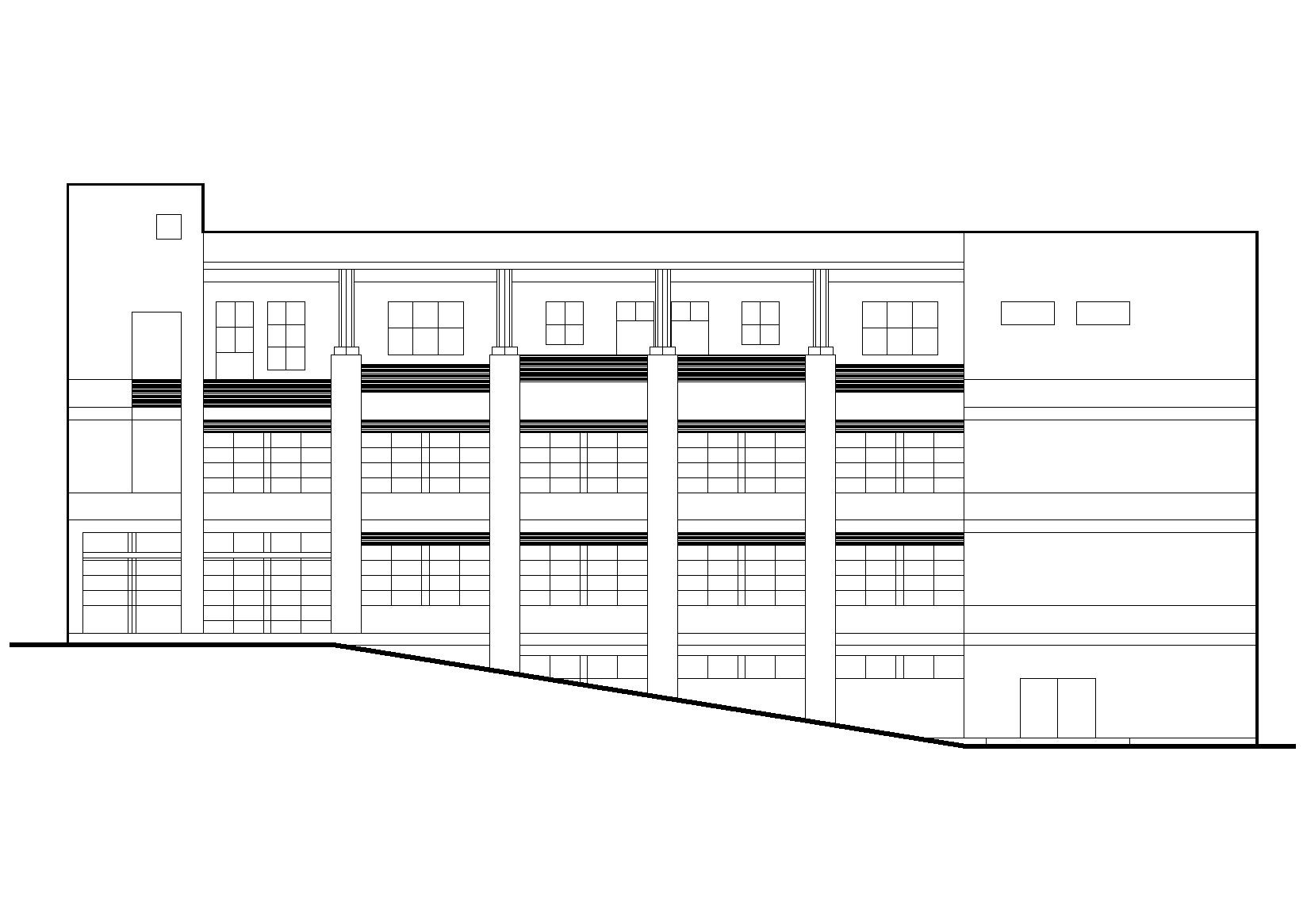 [重庆]西南医院家属区教室及食堂工程施工图