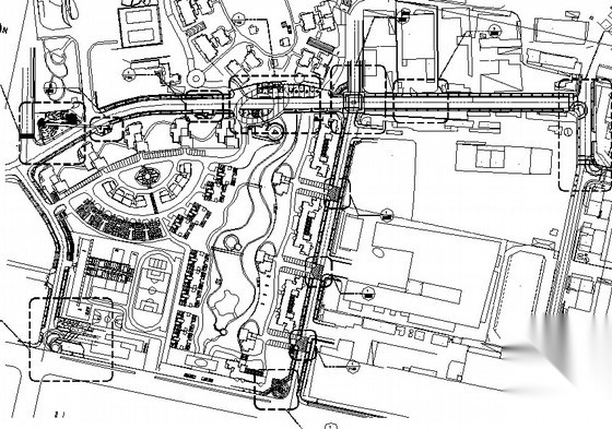 海景沿山路园林景观工程园建施工图 景观 规划设计