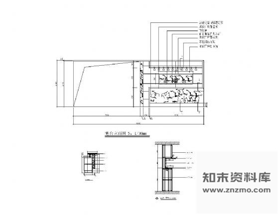 图块/节点吧台详图 节点