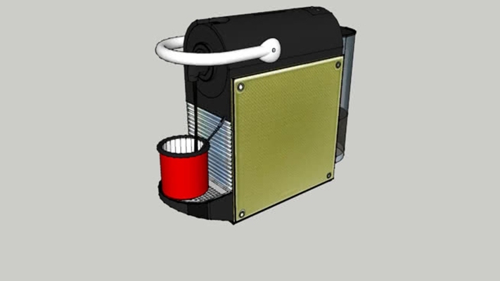 咖啡机 草图大师模型