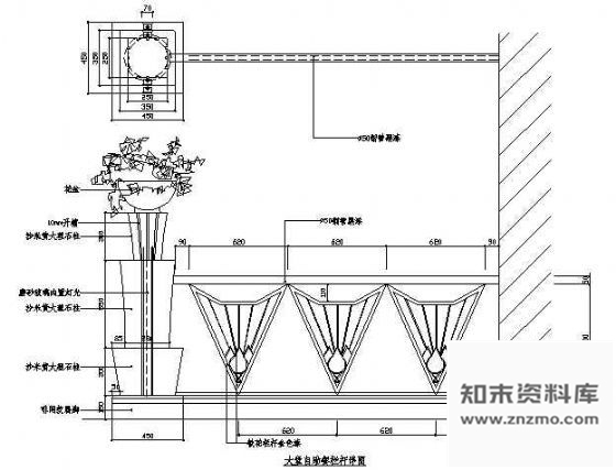 图块/节点栏杆详图