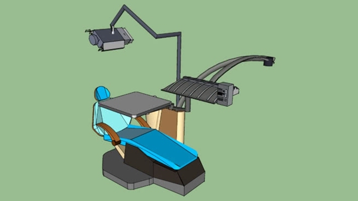 医疗椅 草图大师模型