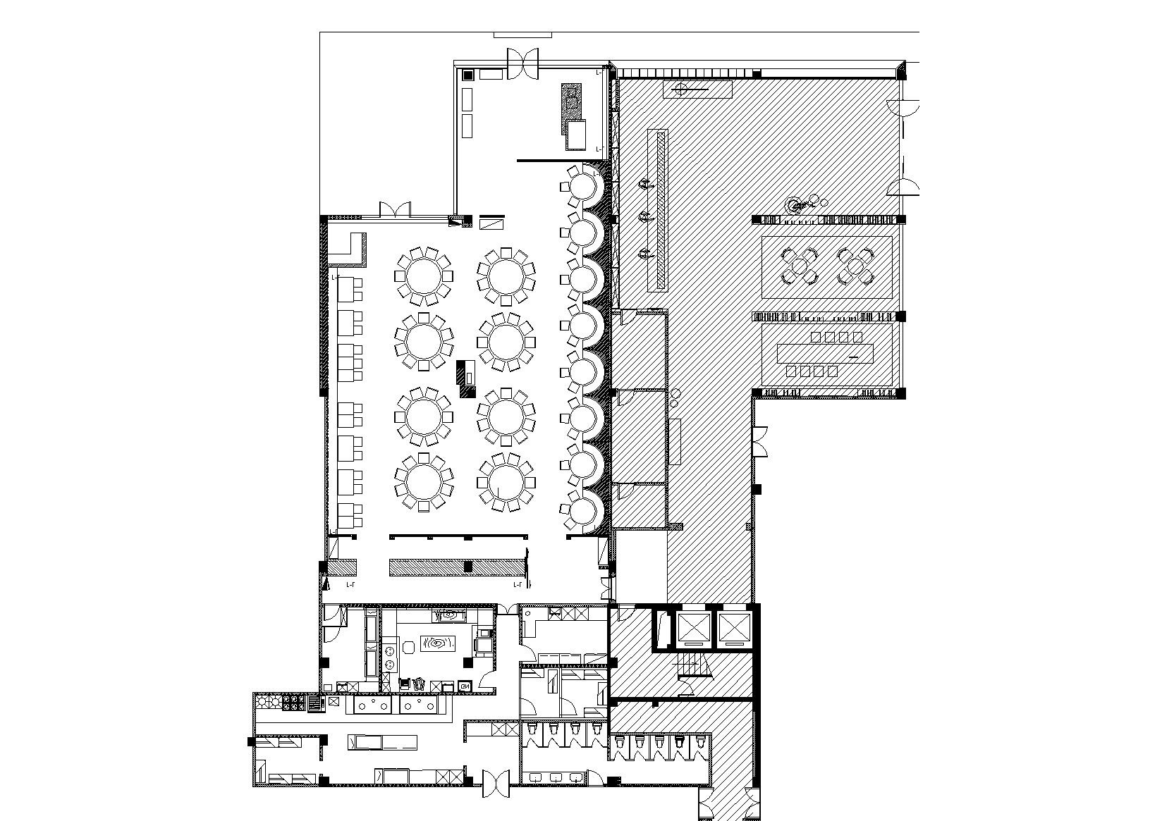 [上海]朱周空间设计-冶春茶社上海吴中路店设计施工图...