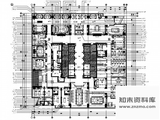 施工图合肥生物科技养生会所设计装修图