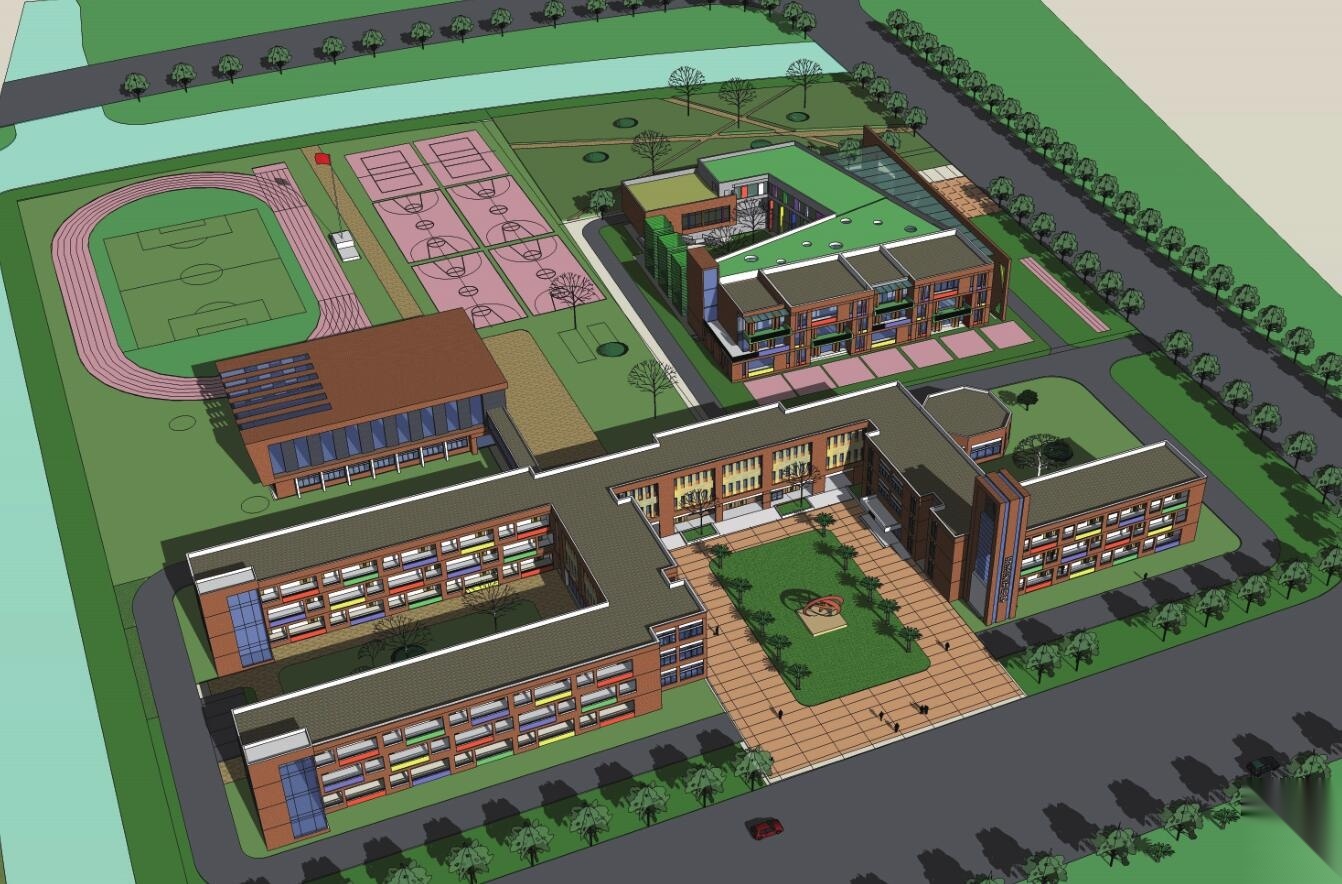 [上海]新凯家园三期A地块配套小学建筑方案文本（PDF+...