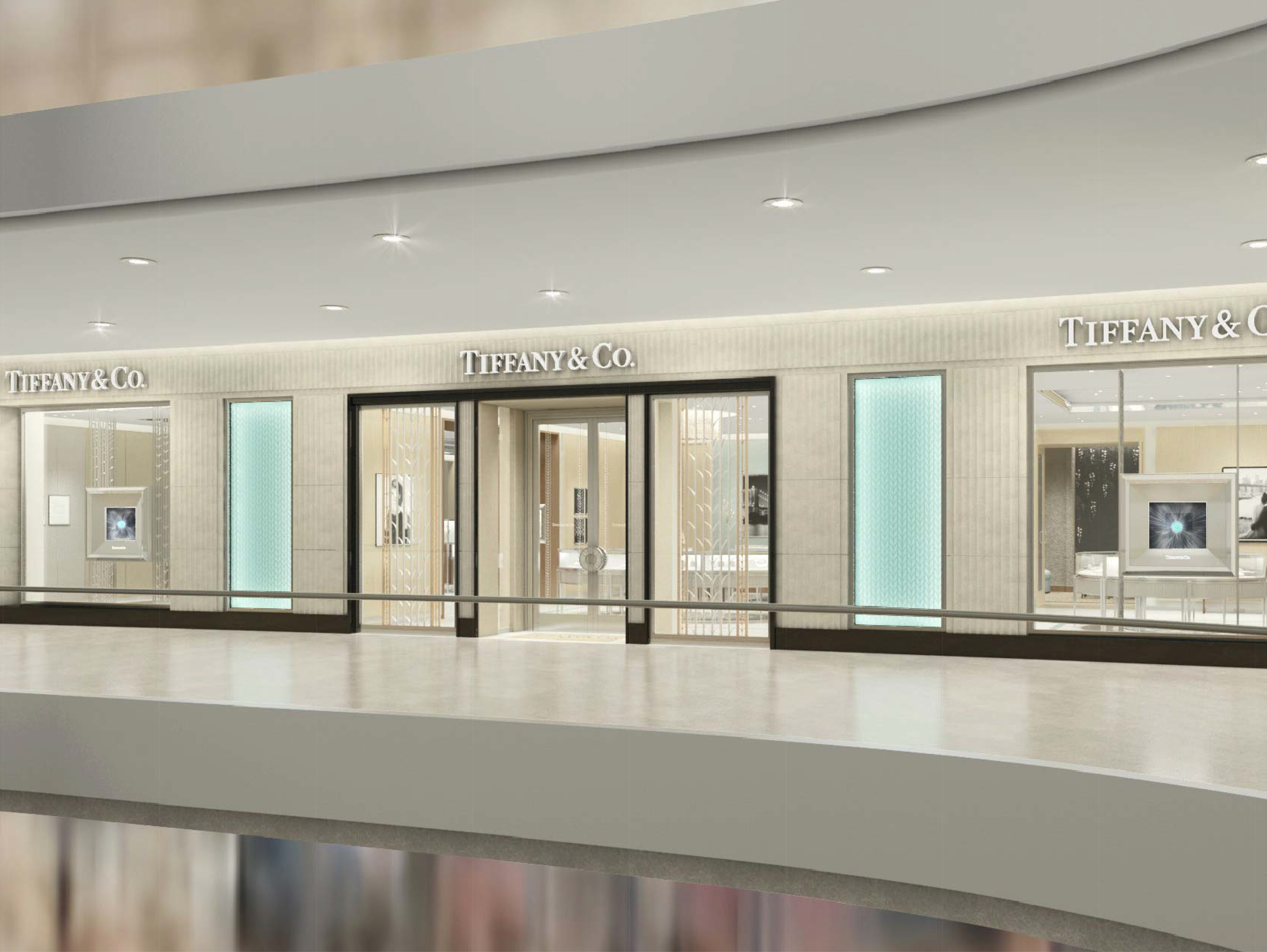 蒂芙尼Tiffany Co旗舰店丨400㎡丨效果图 施工图