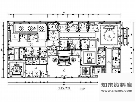 施工图哈尔滨特色欧式风格陶瓷专卖店装修图含实景