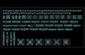 中式雕花图库大全CAD图