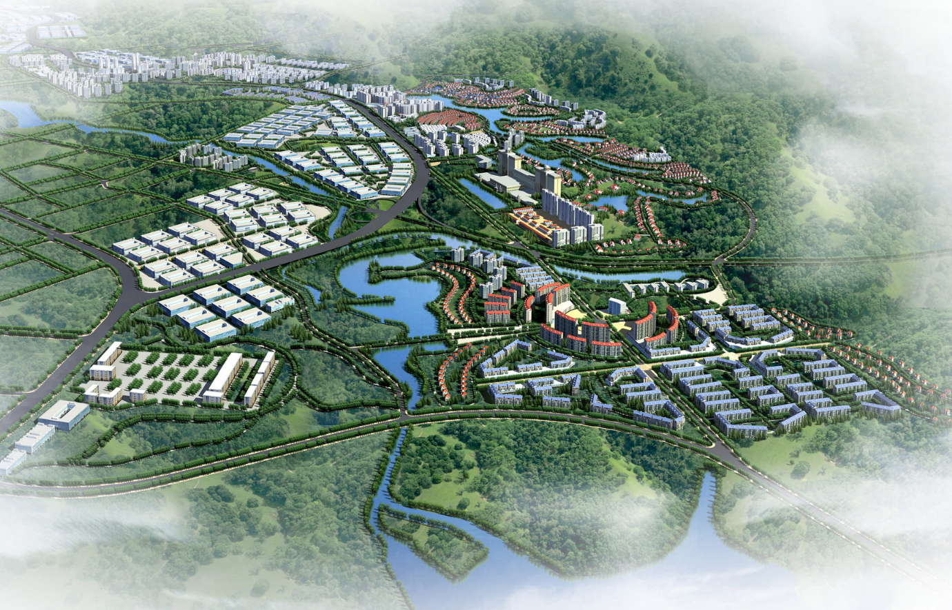 [广东]东莞凤岗二通道概念性城市设计文本 规划设计