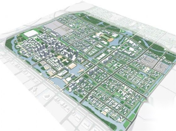 [宁波]新城总体规划框架与核心区城市设计方案 景观 规划设计