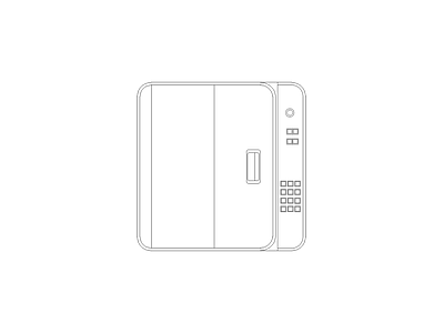 柜子 设计师工装设计必备平面图块