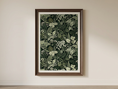 植物图案装饰挂画挂画