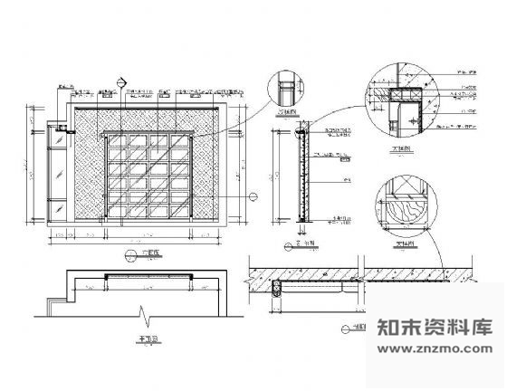 图块/节点装饰墙详图2 墙面通用节点
