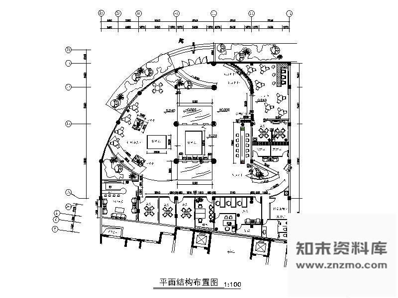 施工图毕业设计售楼处装修图