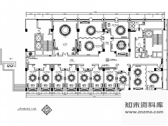 施工图某餐厅装饰装修图