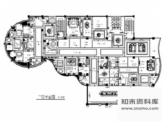 施工图广东某豪华陶瓷展厅室内装修施工图