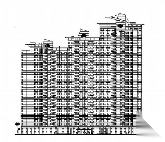 [深圳市]某住宅小区规划国际投标优秀方案及建筑结构水电...