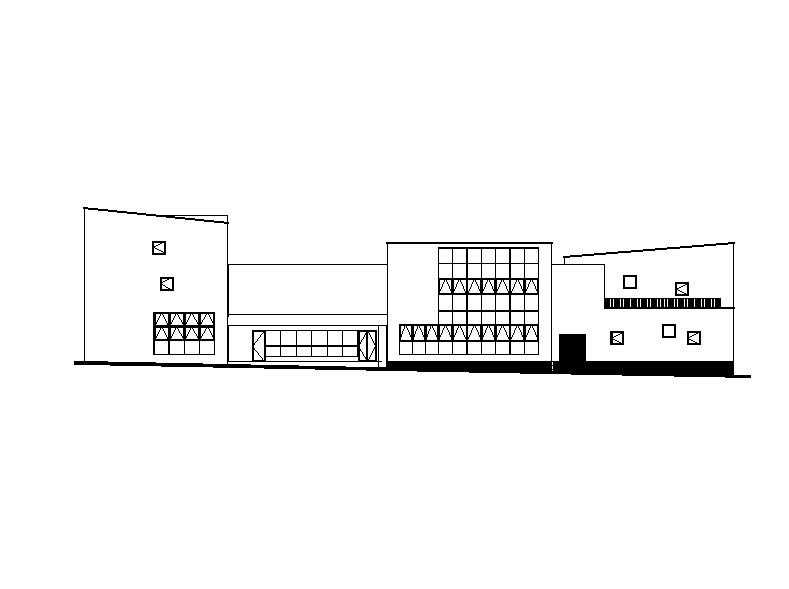 [四川]三层合院形式9班幼儿园建筑施工图