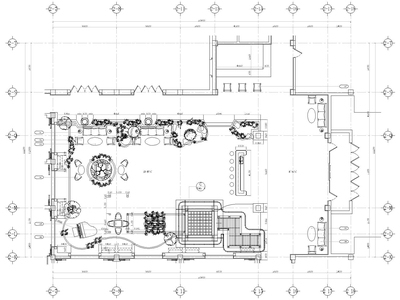 [甘肃]酒泉天骄宾馆四季厅施工图+效果图