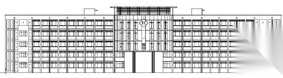 某临街五层小学综合楼建筑施工图