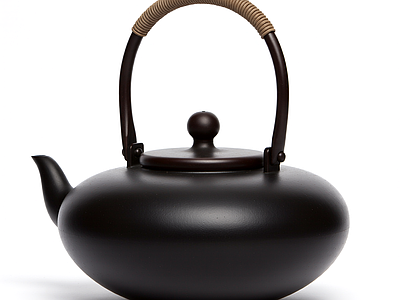 黑色提梁茶壶