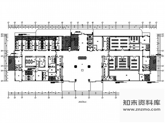 施工图广州综合性园林式现代风格医院住院楼室内装修施工图含水电图