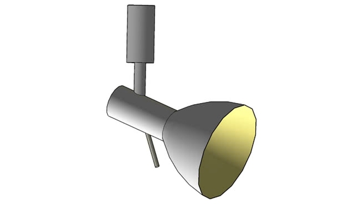 筒灯射灯 草图大师模型