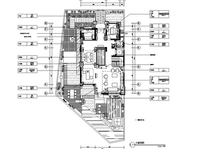 福建现代风碧湖壹号别墅样板间全套施工图