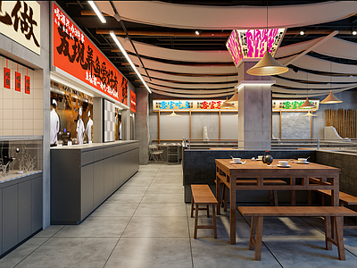 新中式其他餐饮空间