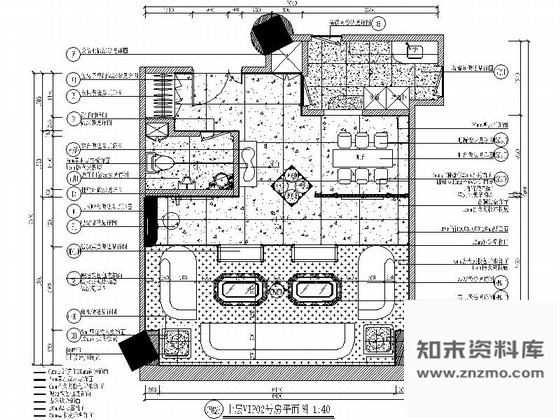 施工图大连欧式夜总会包房室内施工图