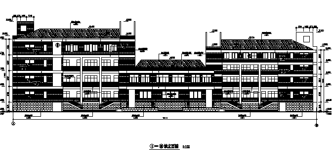 [上海]某中学建筑施工图带总图（含综合楼及教学楼）