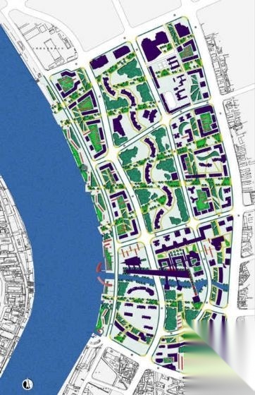 [上海]沿江地块景观规划设计方案 景观 城市规划