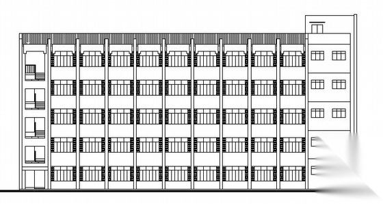 集美大学教学楼建筑施工图