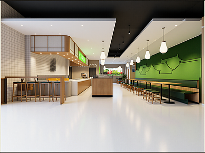 现代快餐店