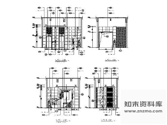 图块/节点住户大堂电梯厅详图
