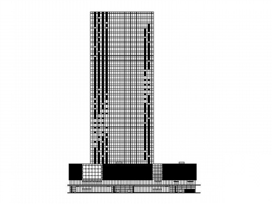 [深圳]某三十三层写字楼建筑施工图（129米）