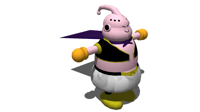 三维Majin Buu 玩具 机器 毛绒玩具 玩具娃娃 老人