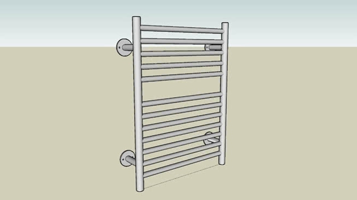毛巾架 草图大师模型