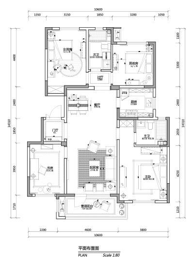 欧式--邂逅浪漫（全） 施工图