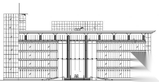 某五层现代办公楼建筑施工图